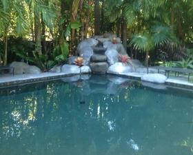 Custom Waterfalls for Landscaping Pool in Miami
